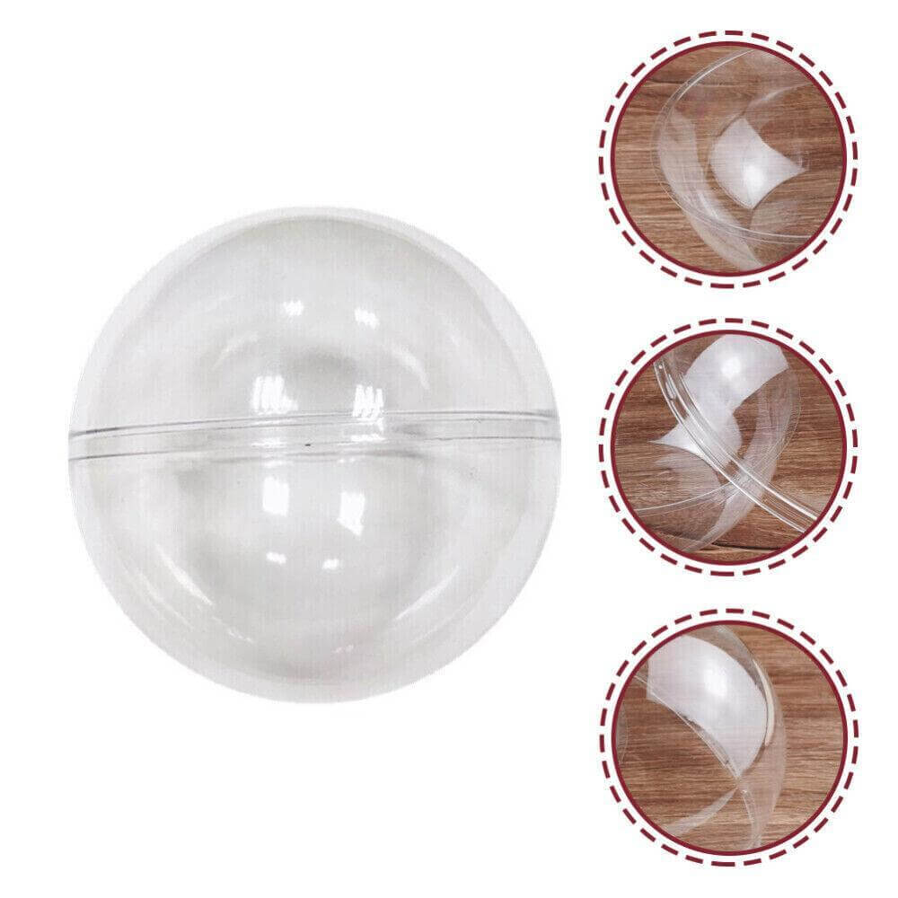 10X Balls clear plastic ball Clear Containers ORNAMENTS DECORATION ball 10CM - Australian Empire Shop