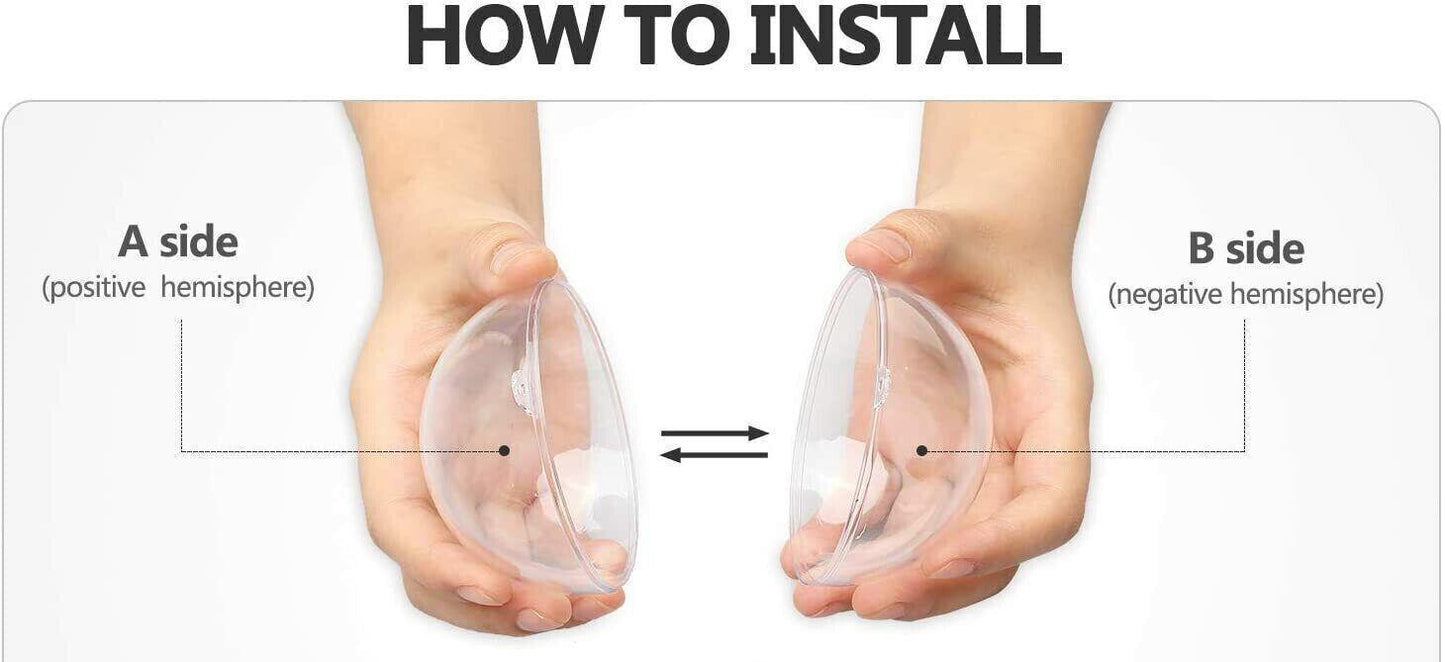 10X Balls clear plastic ball Clear Containers ORNAMENTS DECORATION ball 10CM - Australian Empire Shop