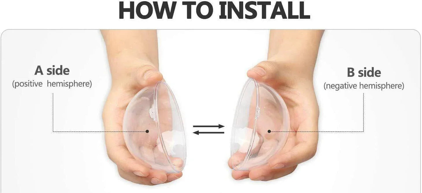 10X Balls clear plastic ball Clear Containers ORNAMENTS DECORATION ball 10CM - Australian Empire Shop
