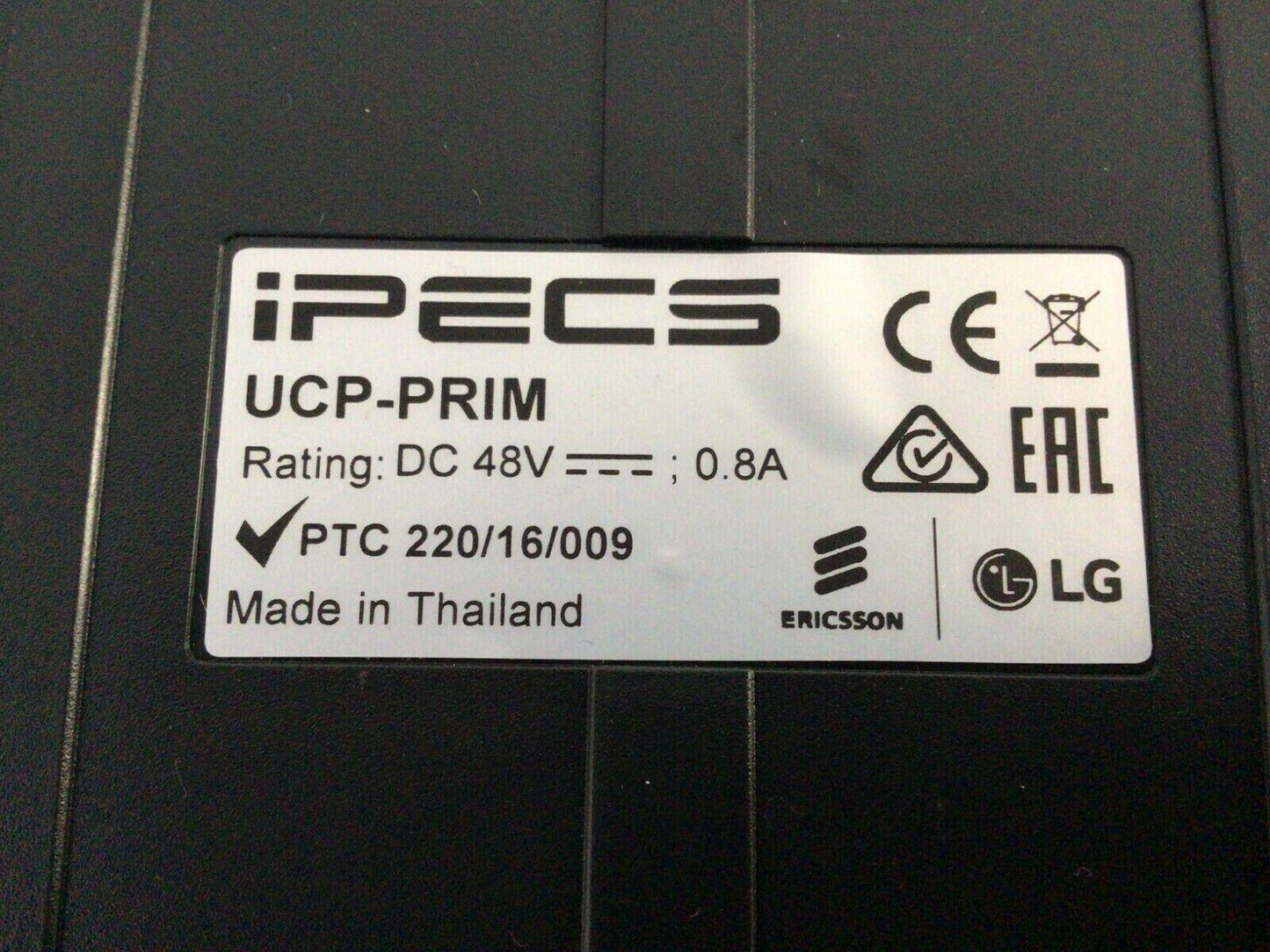 iPECS LG-Ericsson UCP-PRIM Unit with RACK MOUNT UCP PRIM 6 Month Warranty