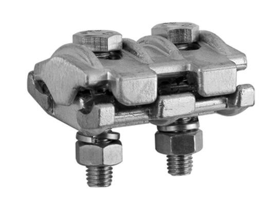 2X Aluminium Parallel Groove Clamps 70mm Bolt, 35-185mm - Australian Empire Shop