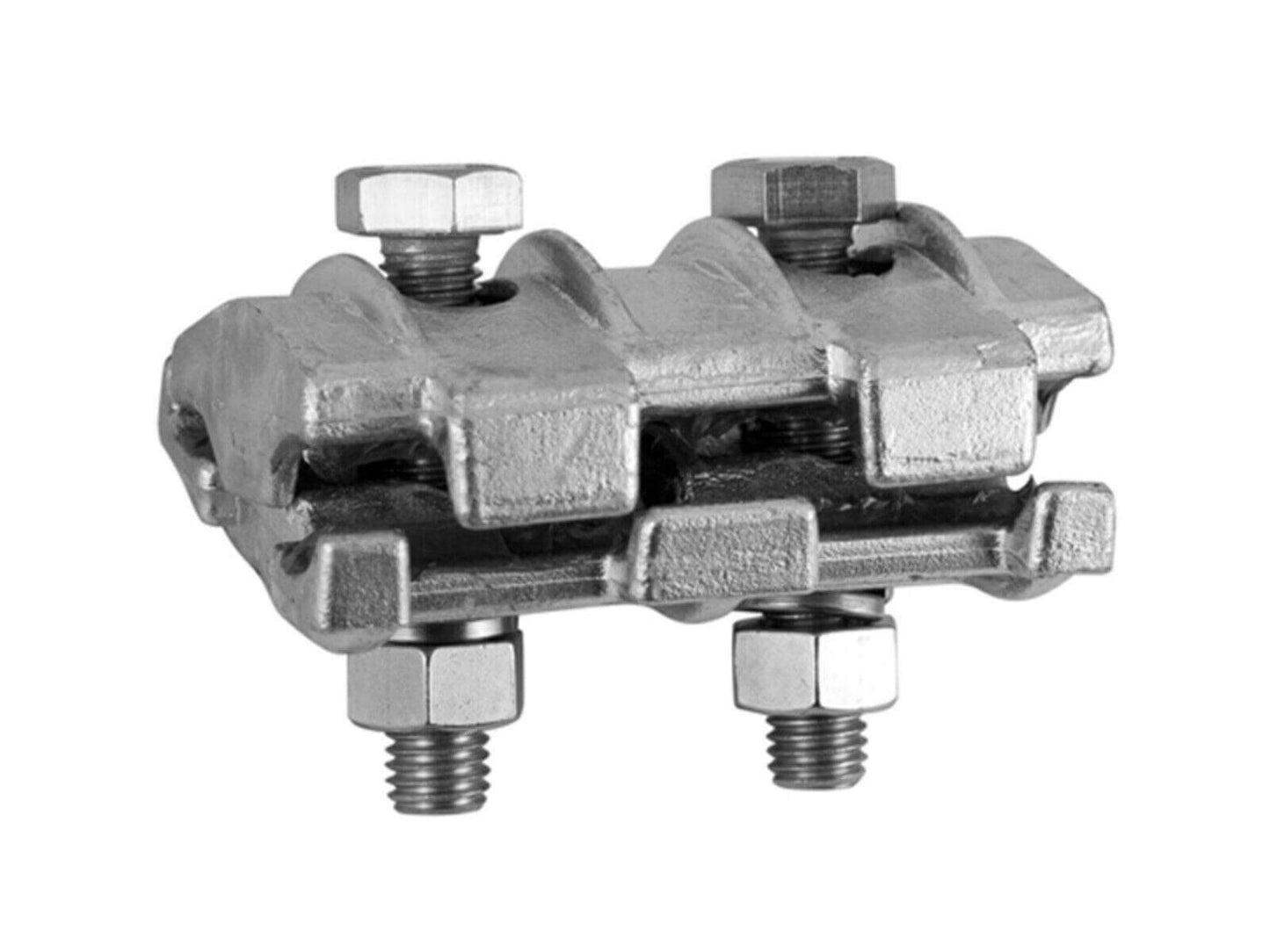 2X Aluminium Parallel Groove Clamps 70mm Bolt, 35-185mm - Australian Empire Shop