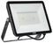 ECOLINK LED floodlight with black frame and mounting bracket for outdoor lighting