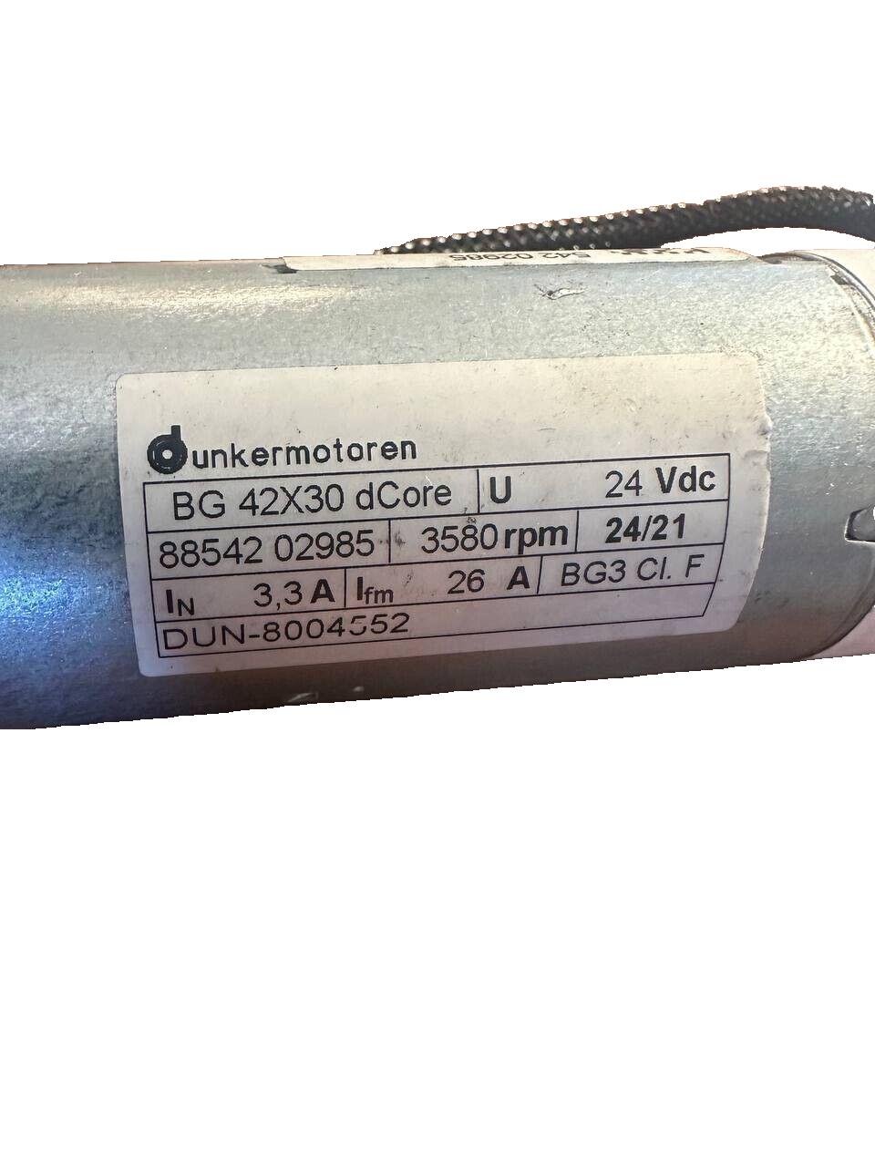 DUNKERMOTOREN BG 42X30 dCore 24v 3580rpm /8004552 PLG 42S