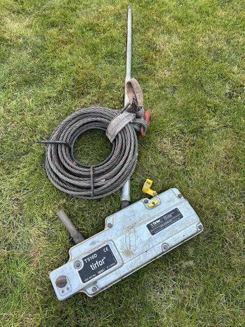 Tirfor T-516D Hand Operated Winch with Cable T516D 1,6 T (USED) 6Month Warranty