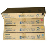 Toshiba T-FC616C toner cartridges in black, magenta, yellow, cyan for office printers