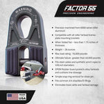 Factor 55 Flatlink Expert winch shackle, precision aluminum, 16,000 lb rating, made in USA