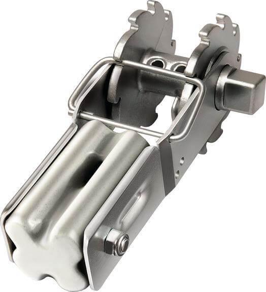 Stainless steel industrial latch for heavy-duty equipment and machinery applications