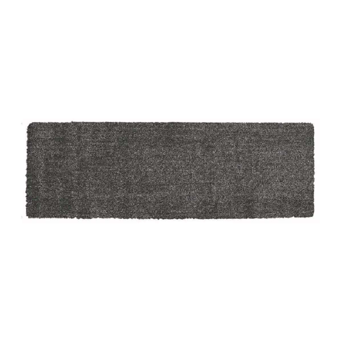Gray textured rectangular mat for home or office use