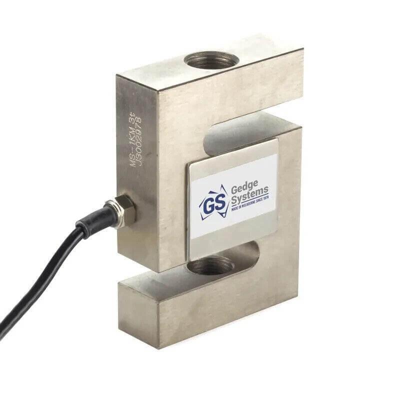 Gedge Systems industrial load cell with cable, metal construction for precise weight measurement