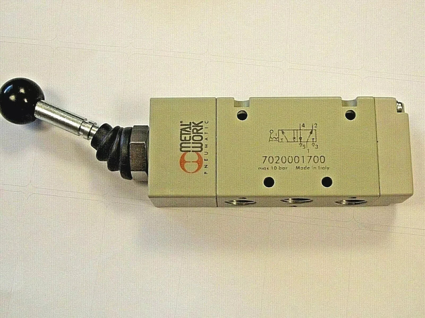 Metalwork Manual Toggle Valve 5/2 ,1/4 Bsp , No 7020001700,Bi Stable Lever Valve
