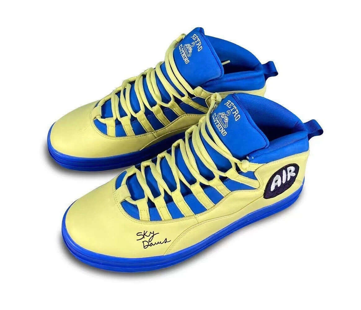 RETRO Clothing Sky Davis Air Jets Size Mens 12 US Sneakers
