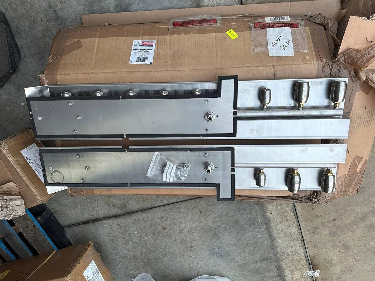 Stainless steel tractor parts with fittings, warehouse stock for AGCO and EATON equipment