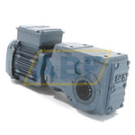 Industrial gear motor with electric motor, suitable for tractor and truck parts applications