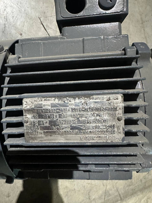 SEW-EURODRIVE FH47/G DT901 4 AC Motor 1.5 KW S1 1410rpm 230/415v Uesd 3m Warrant