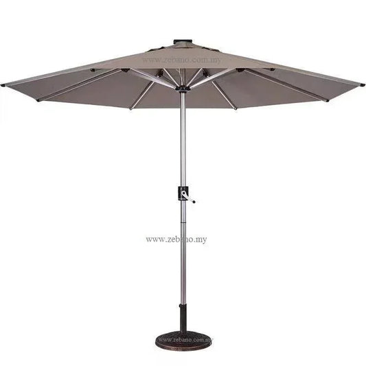 Center Pole patio umbrella Solar light 3 Meter wide 2.5 Highet Heavy duty