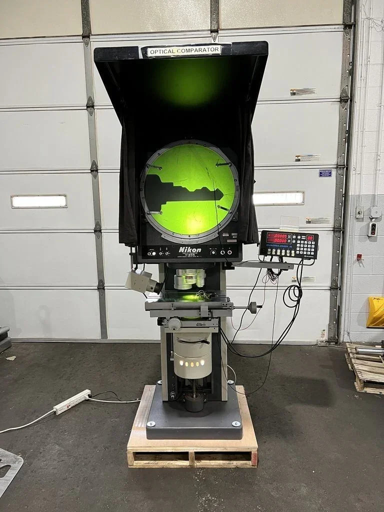 Nikon optical comparator for precision measurement in industrial settings