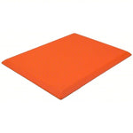 Bright orange PVC table cover roll for durable, waterproof tablecloth use
