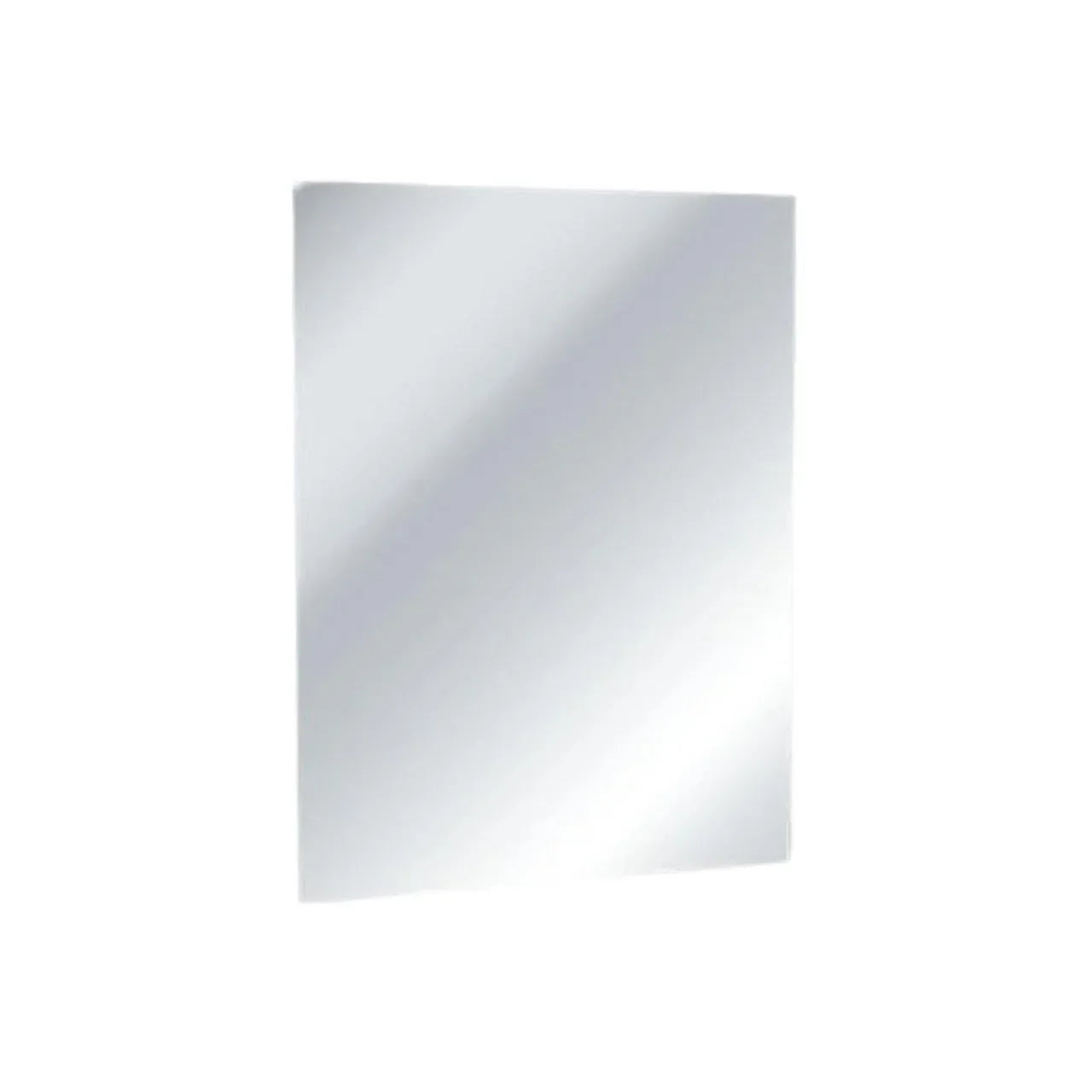 Rectangular wall mirror with sleek frameless design for modern home decor