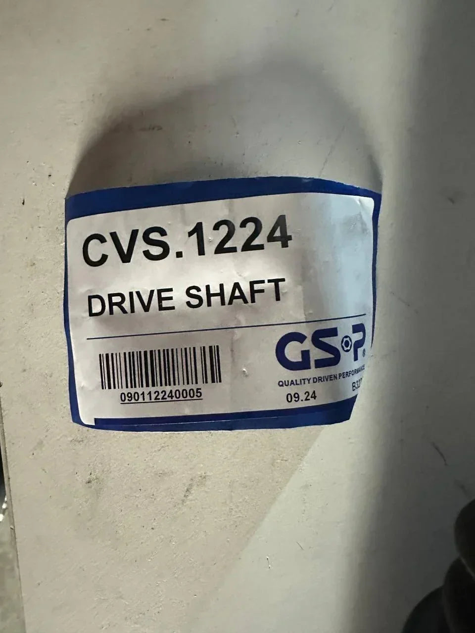 GSP CV Drive Shaft CVS.1224 Volkswagen Passat , Golf VI , Jetta IV