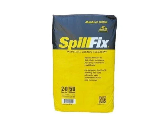 Spillfix Organic Granular Absorbent 50L- (Floor Sweep Liquid Spill Clean up)