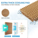 Extra thick eco-friendly cooling pad with wave-like design for fast cooling and air purification