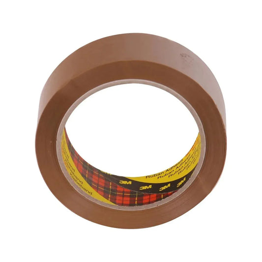 43x 3M 371 Packaging Tape 48mm x 75m - Brown - Brown (Box of 43 Units)