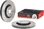 Brembo Prime brake discs with drilled and slotted rotors for vehicle performance braking