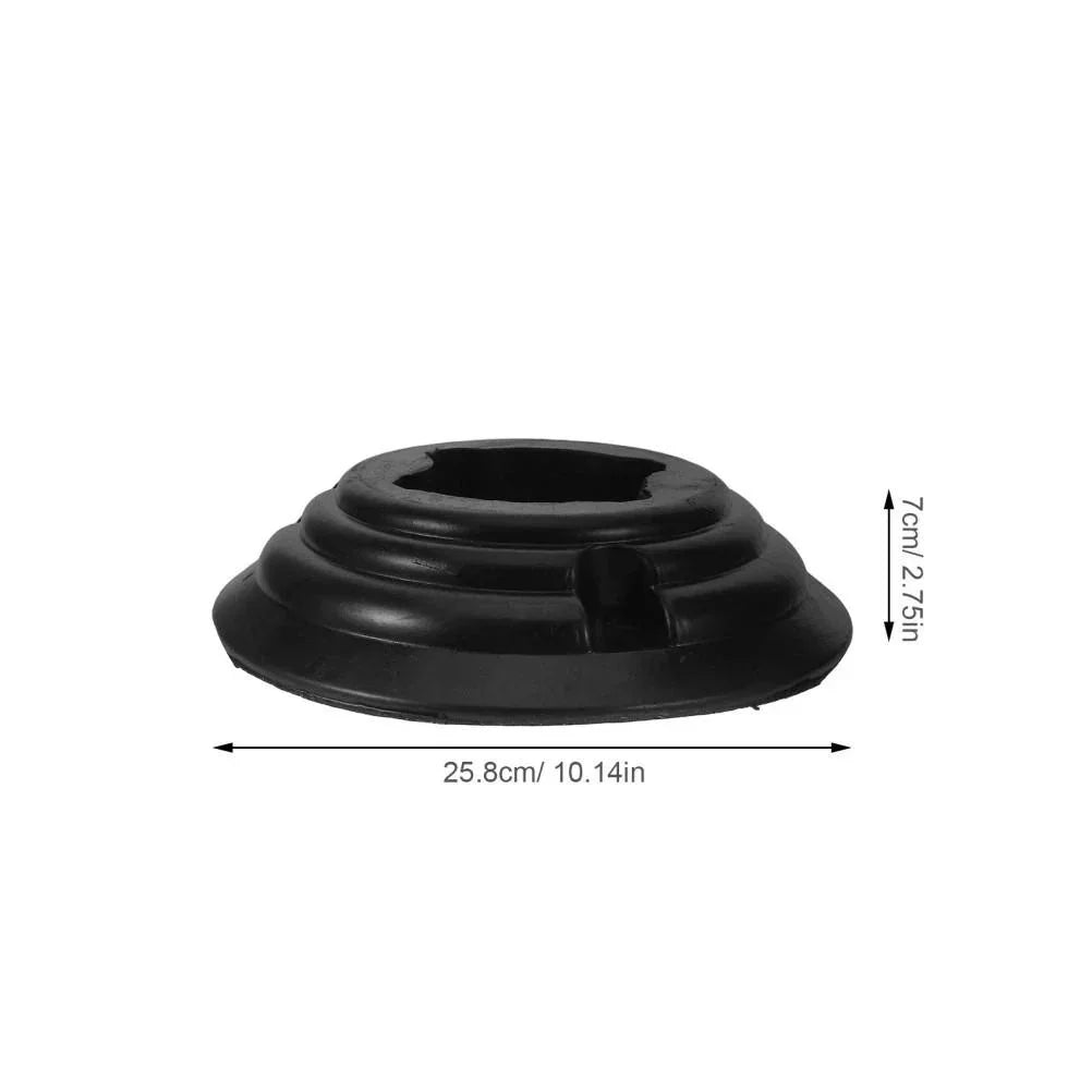 Black rubber tractor part with 25.8cm diameter, compatible with AGCO and EATON equipment