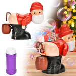 Funny Santa bubble blower toy with music, holiday decoration, Christmas gift for kids