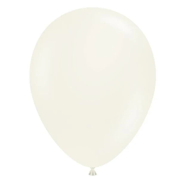 Tuftex Latex Balloon 17"(43cm) pearl white Pack Of 50
