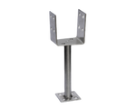 10x Post Supports 130mm Leg 90mm Post wilmaplex Stainless Steel Pop Rivet