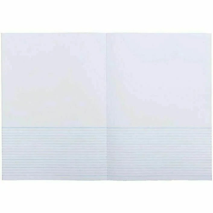 Open kids project book with 18mm dotted thirds, lined pages for handwriting practice