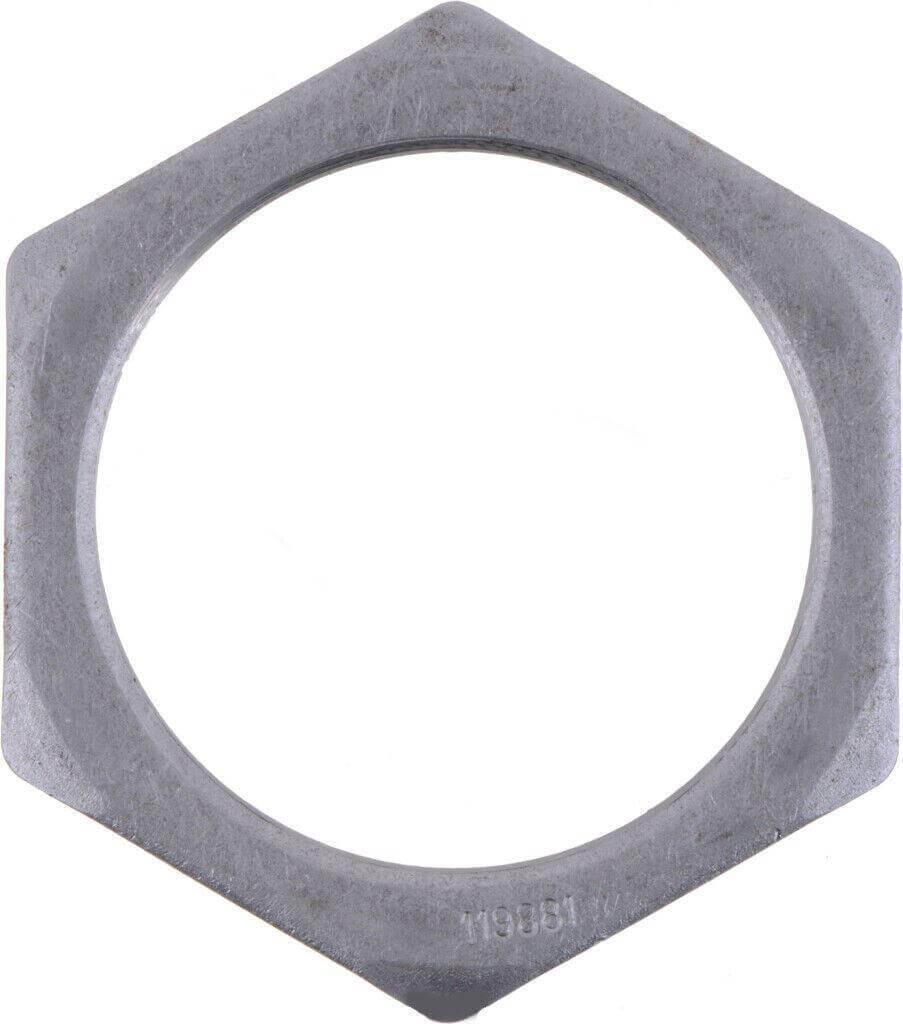 Hexagonal wheel hub nut with right hand thread for truck or tractor