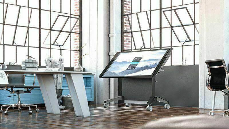 Exhibition Display Stand Mobile TV Trolley Floor Stand Salamander DesiAustralian Empire Shop