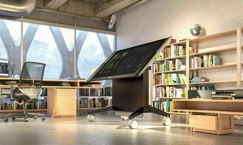 Exhibition Display Stand Mobile TV Trolley Floor Stand Salamander DesiAustralian Empire Shop