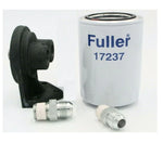 Transmission oil filter kit with filter, mounting bracket, and fittings, part 17237
