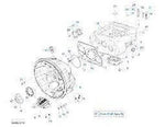 Exploded diagram of Eaton Fuller S-3121 case assembly for international truck gearbox