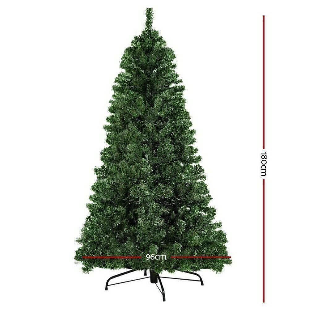 Jingle Jollys 1.8M 6FT Christmas Tree Xmas Decoration Home Decor 500 Tips Green - Australian Empire Shop