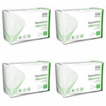 Four packs of Lille SupremForm 100% breathable large shaped incontinence pads