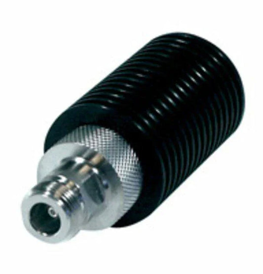 N female termination load, black finned body, metal connector, RF coaxial adapter