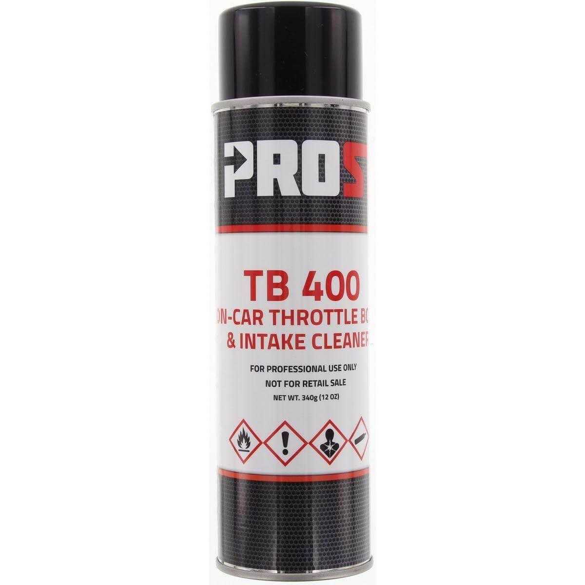 TB 400 throttle body and intake cleaner aerosol can, automotive chemical product, 340g