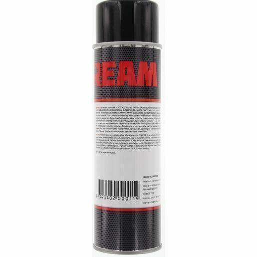 Aerosol can of throttle body cleaner with black cap and product details on the back label.