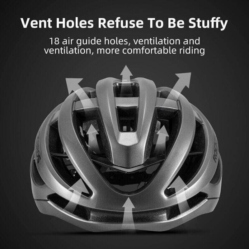 ROCKBROS Bike Helmet Cycling MTB Road Breathable Ventilation Sport Safety Adjust - Australian Empire Shop