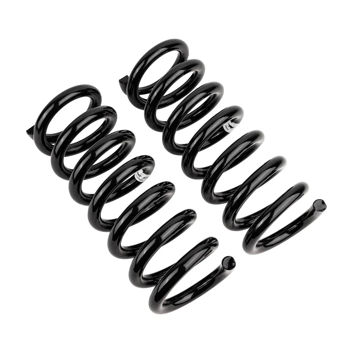 Black coil springs for truck suspension, heavy-duty automotive parts