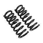 Black coil springs for truck suspension, heavy-duty automotive parts