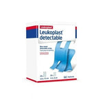 Blue metal detectable Leukoplast strips for food prep and handling, sterile packaging