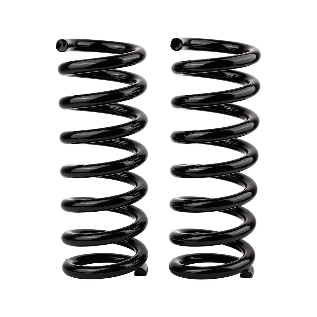 Black coil springs for vehicle suspension systems