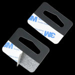 3M double-coated adhesive strips with black backing and gray textured surface for secure mounting