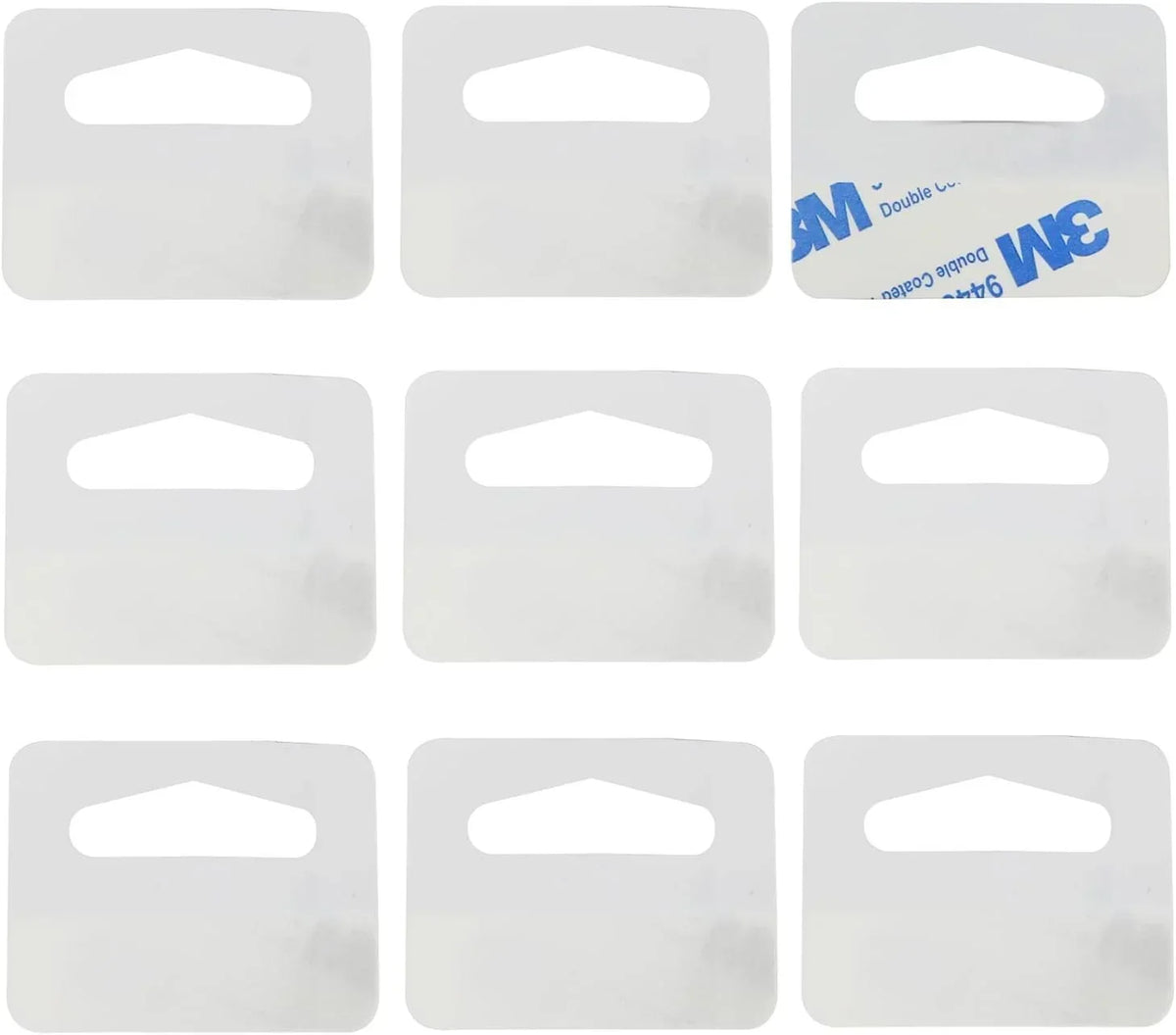 3M double coated adhesive mounting tabs for secure product display and hanging
